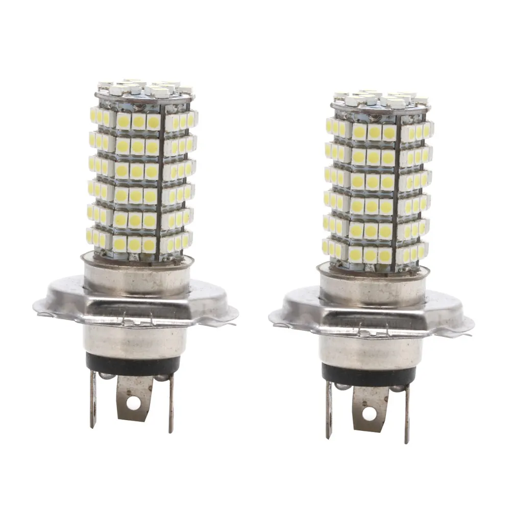 1x12 В H4 3528 120 SMD светодиодные противотуманные фары Лампа дальнего и ближнего