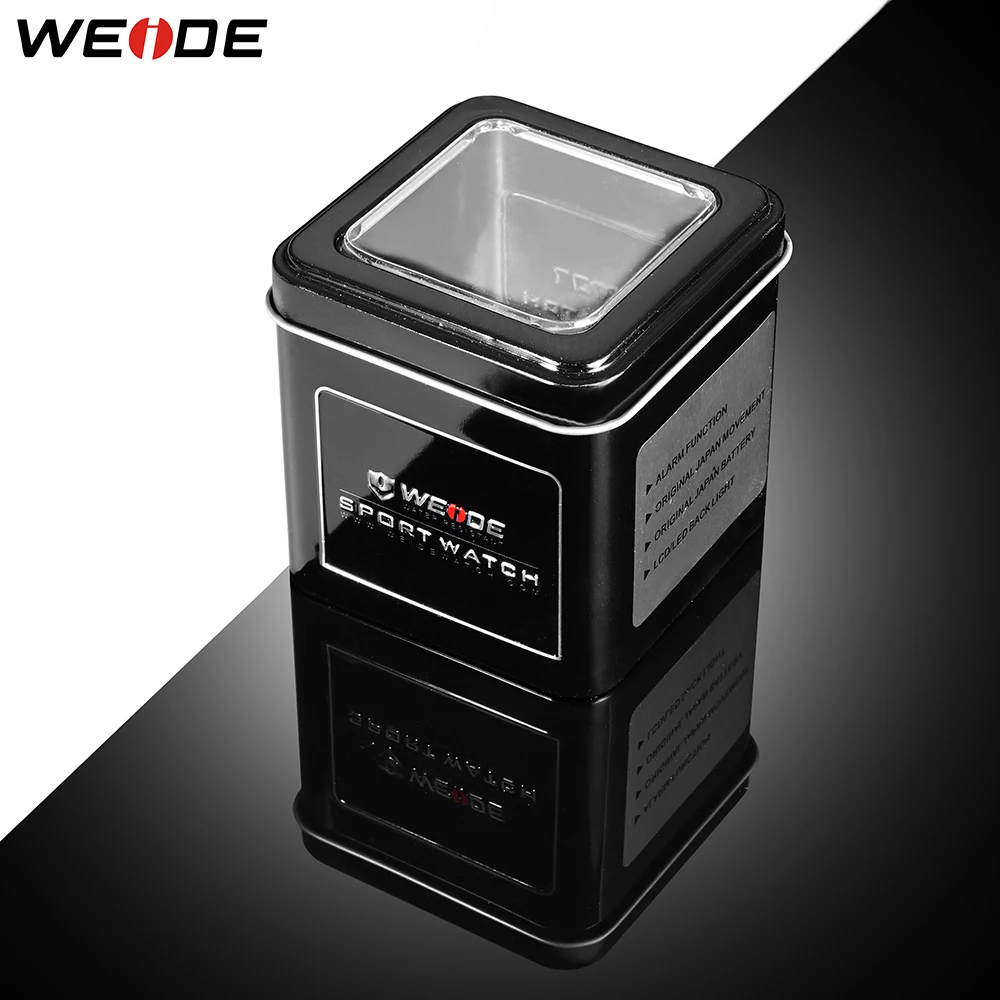 WEIDE Роскошные Часы Наручные Водонепроницаемые До 30 М Для Мужчины Светодиодные