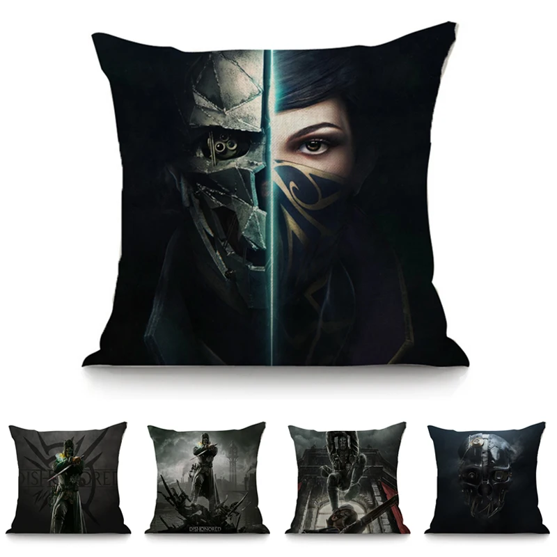 Чехол для подушки из хлопка и льна декоративная подушка дивана автомобиля чехол s