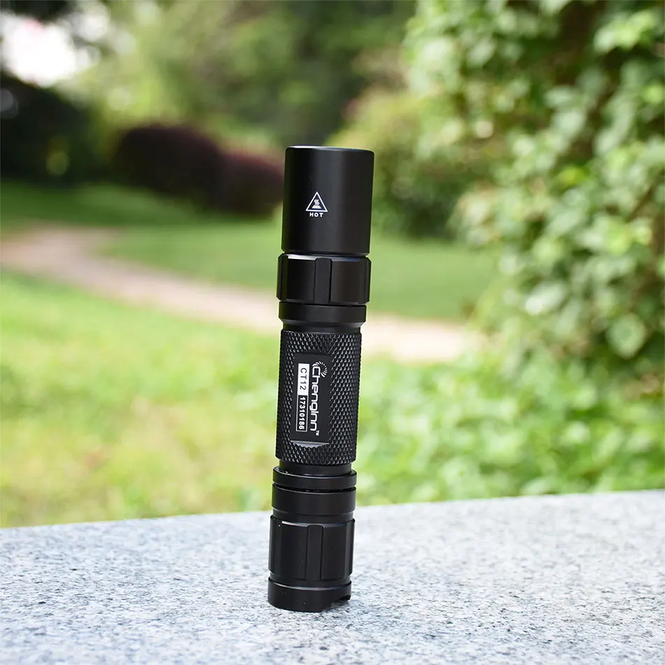 Chenglnn тактический фонарь мощный самообороны 1200LM Cree светодиодный свет 6 режимов SOS