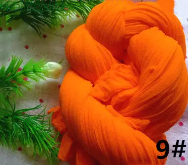 9 Orange 5pcs 5 шт., растягивающийся нейлоновый чулок, цветок, сделай сам, материал для изготовления цветов, ручной работы, для рукоделия, для свадебной вечеринки, ручной работы, для рукоделия, венок, принадлежности - Цвет: 9 Orange 5pcs