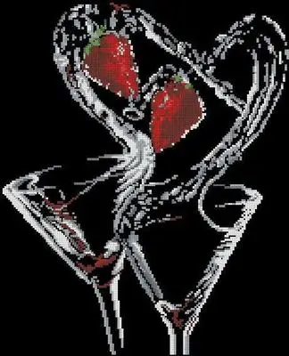 

Needlework 14CT Cross Stitch, DIY Count Cross Stitch, Embroidery Set, Cheers