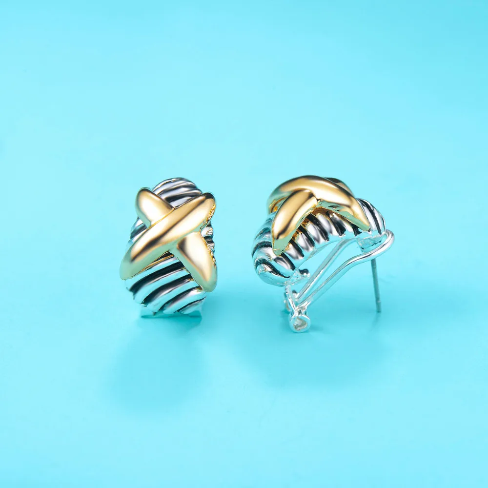 UNY серьги крест дизайнерские Дэвид ювелирное изделие антикварные брендовая