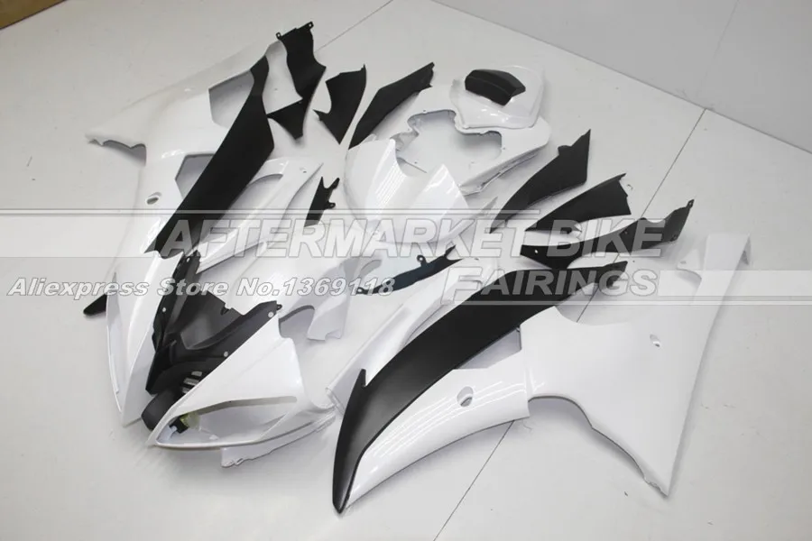 Жемчужно-белый мотоцикл обтекатель комплект для Yamaha R6 2008 2009 2010- кузова 2011 2012 2013