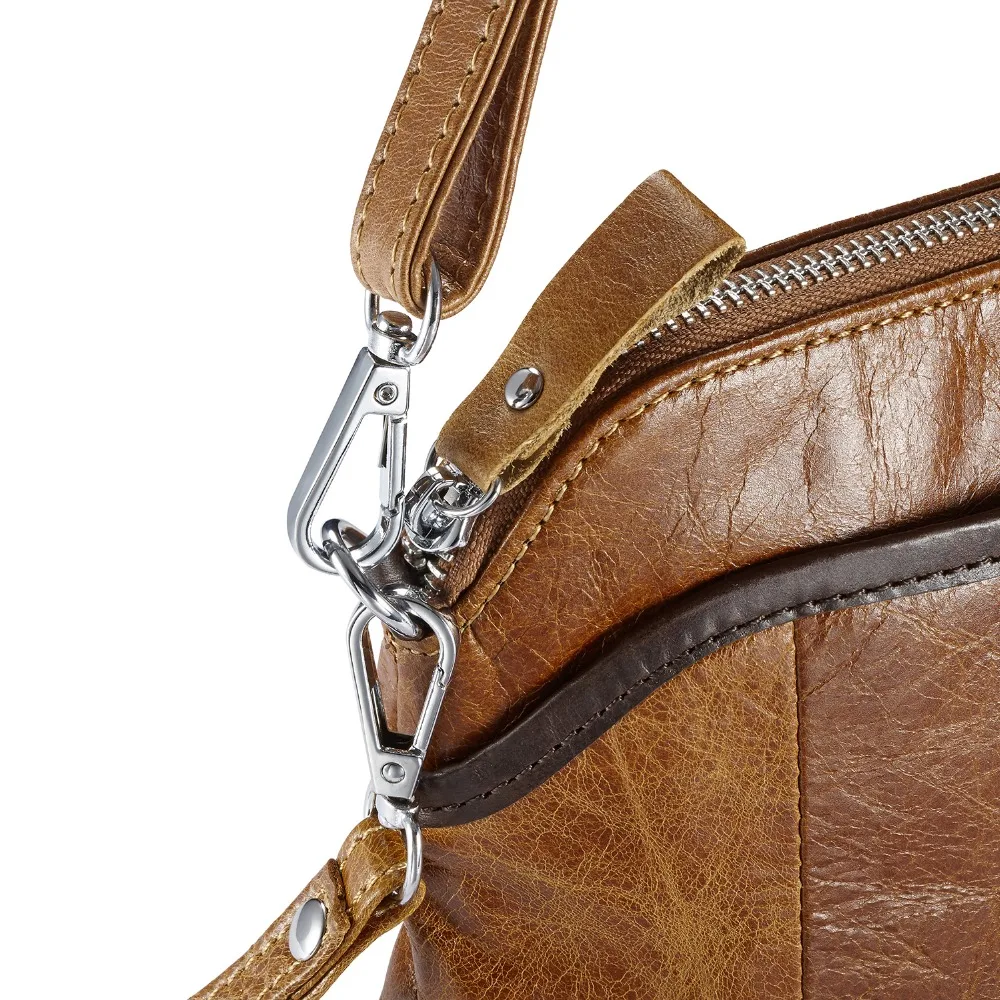 Lecxci Женская пояса из натуральной кожи сумки небольшой мягкий Винтаж кожа crossbody