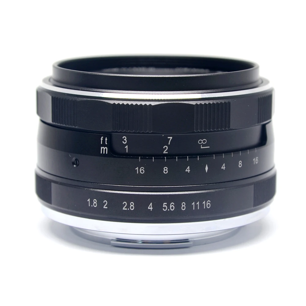 Meike 25 мм f/1,8-16 широкоугольный объектив с большой апертурой объектив с ручным фокусом для Canon EF M-mount беззеркальных камер с APS-C