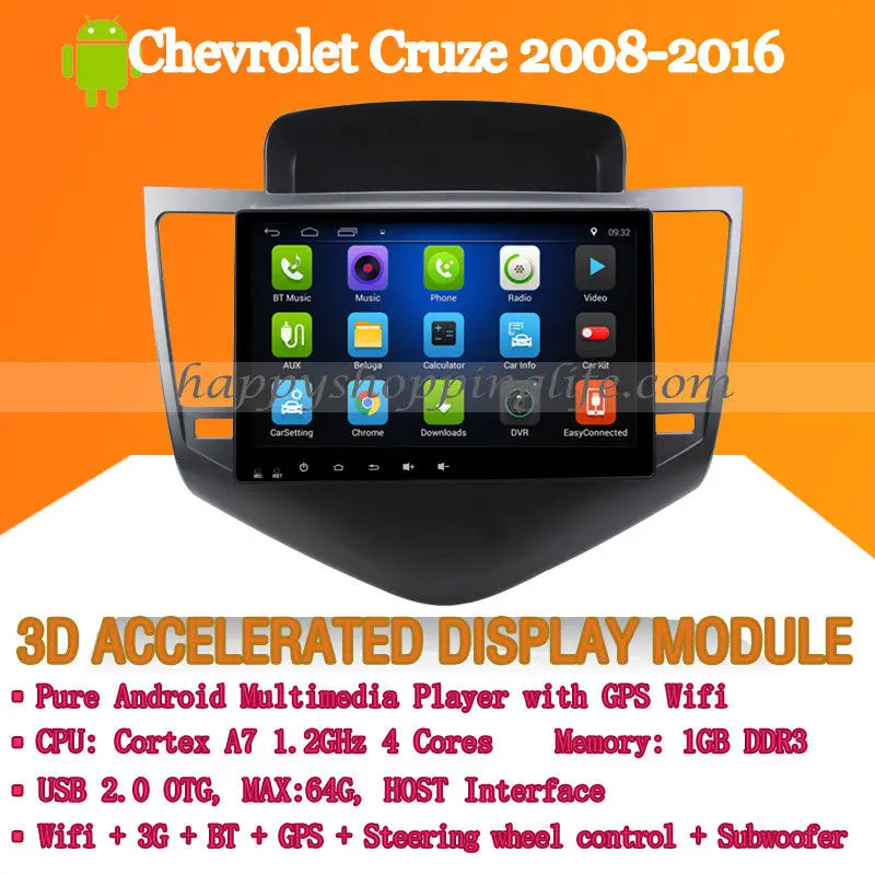 9 &quotAndroid 8 0 автомобильный мультимедийный плеер для Chevrolet Cruze Holden 2008-2016 DVD Авто Радио