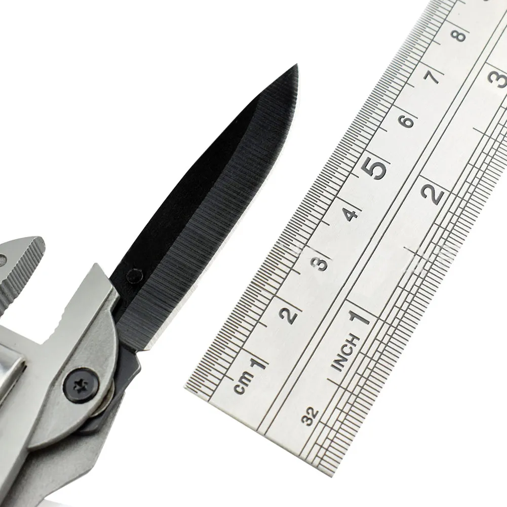 Portable Camping Survival Multi-tool Knife Hunting Accessories EDC Tools Set Gear Adjustable Wrench Jaw Screwdriver Pliers | Спорт и