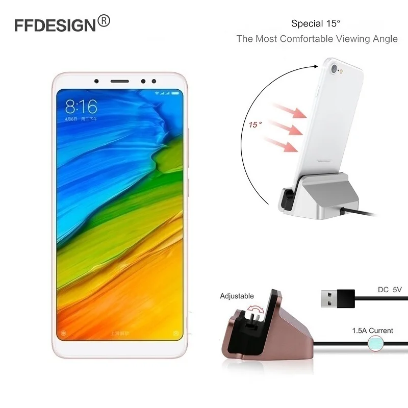 Док станция для зарядки Xiaomi Redmi Note 5 Pro 4X 4 5A Prime док зарядки|Зарядные устройства
