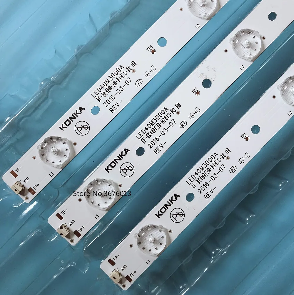 3 шт 7 светодио дный s 730 мм светодио дный полосы для CL-40-D307-V3 UBE12F01YT00S42S01231 светодио дный 40M3000A светодио дный 40R6000