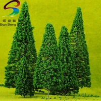 free shipping 50pcs wholesale scale train layout set model 80mm architectural wire tree model makers supply