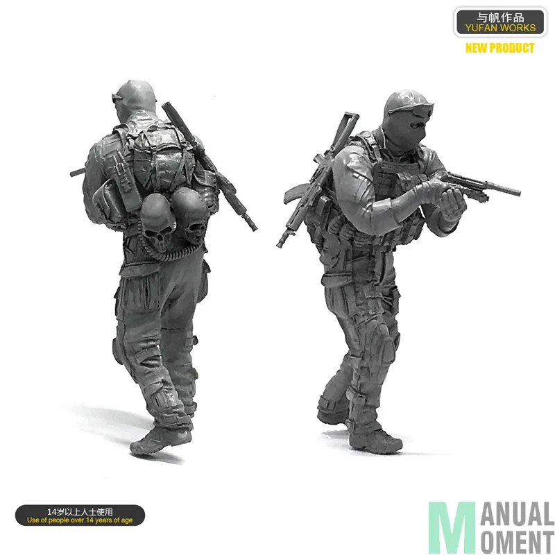 Миниатюрный 1/35 CS счетчик удар капитан индивидуальный солдат смолы модель Набор