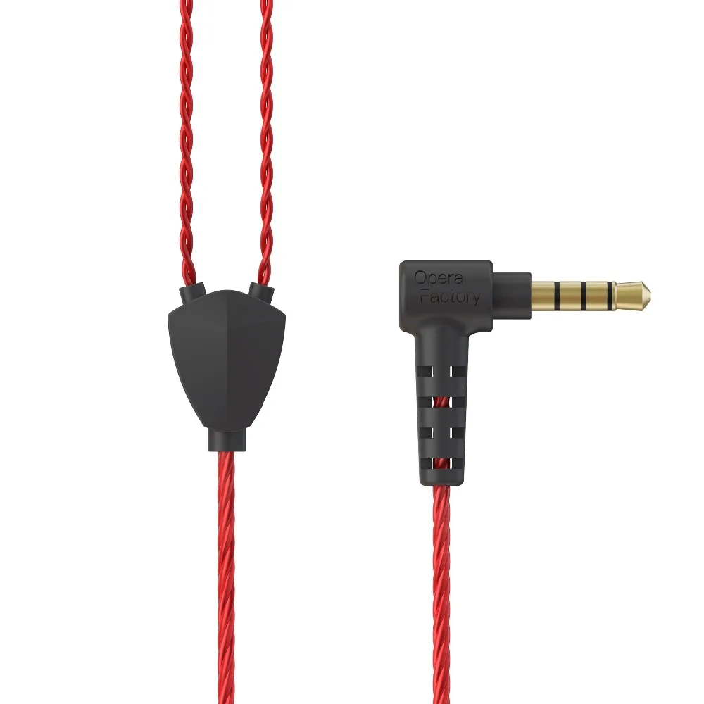Новый OperaFactory OM1 In-ear мониторы динамические наушники HIFI DJ вкладыши беруши с 2Pin 0 78 мм