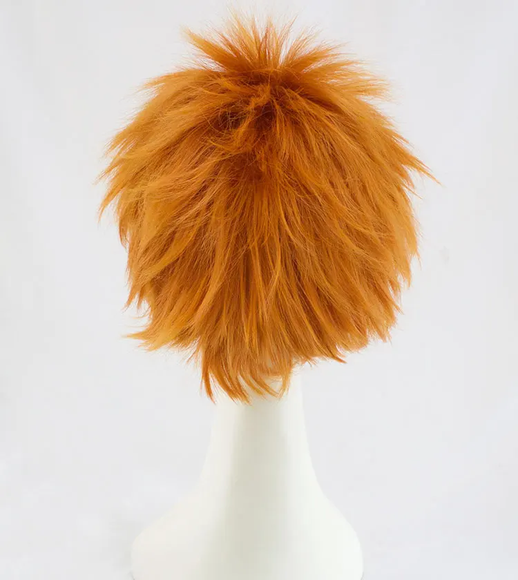 Аниме Haikyuu! Shoyo Hinata косплей парик короткий костюм апельсина играть парики Хэллоуин костюмы волос+ парик колпачок
