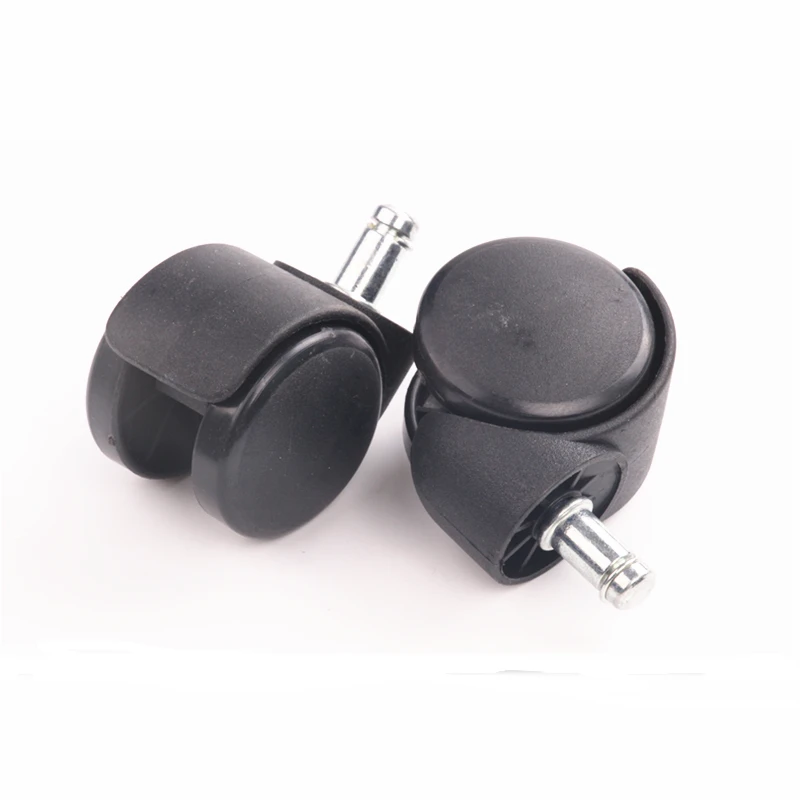 2 шт. черный Пластик 50 мм Замена поворотной Колёсики офис вращающийся стул диван