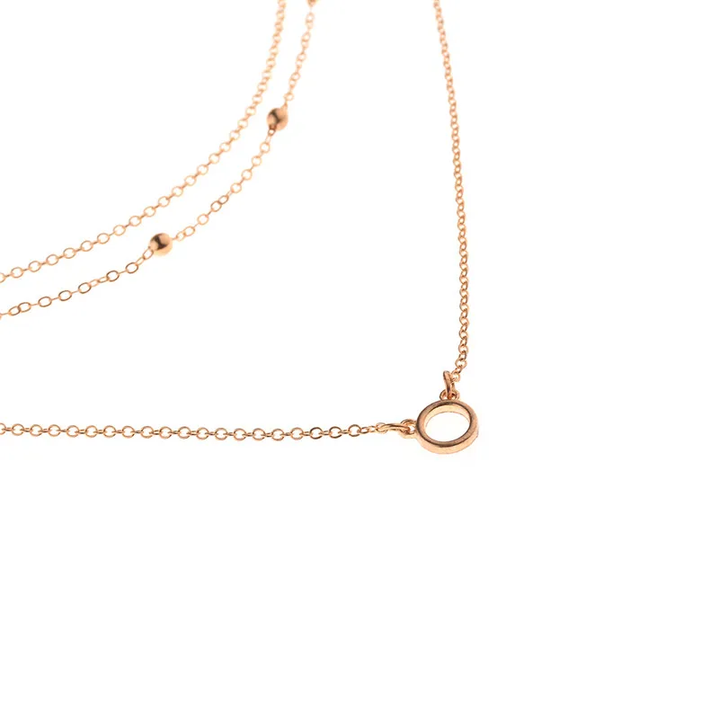 DANZE 3 Pcs/lot Summer Simple Chain Colar Chocker Necklaces Vintage Circle Choker Necklace Jewelry For Women 2018 Dropshipping | Украшения