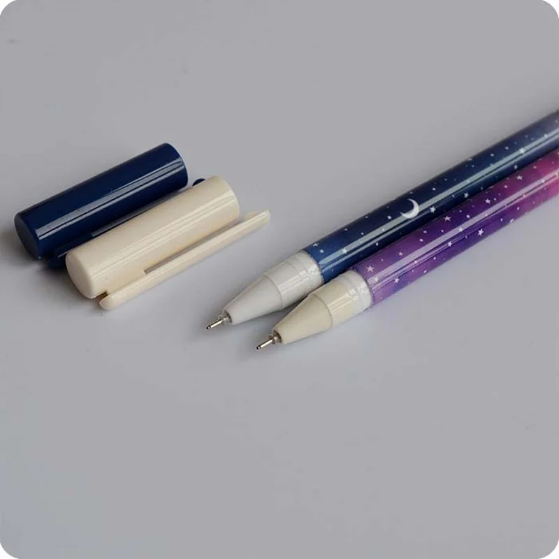 Гелевая ручка со Звездной ночью сверхтонкие черные цветные ручки для письма