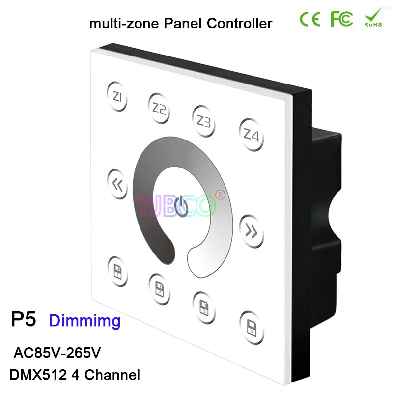 BC AC85V-265V светодиодный настенный DMX512 консоль мастер Сенсорная панель контроллер