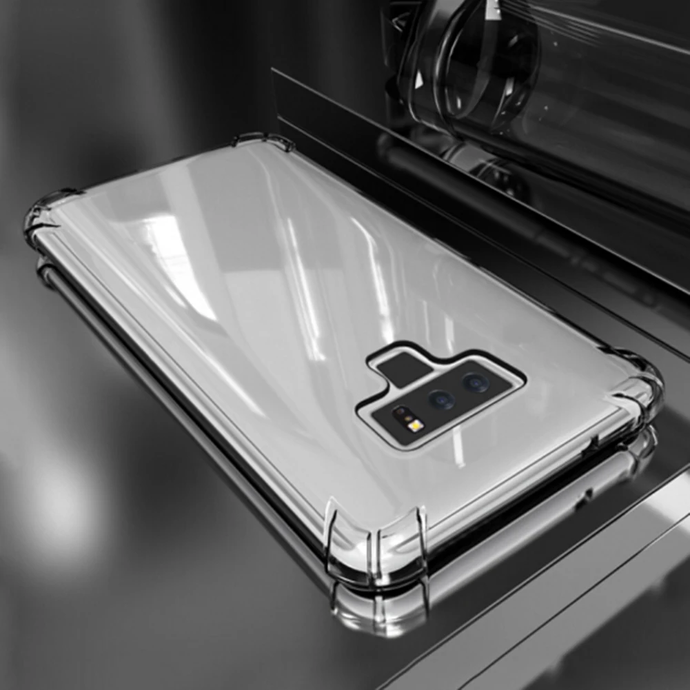 MAYROUND силиконовый прозрачный чехол Note 9 Гибридный глянцевый на воздушной подушке