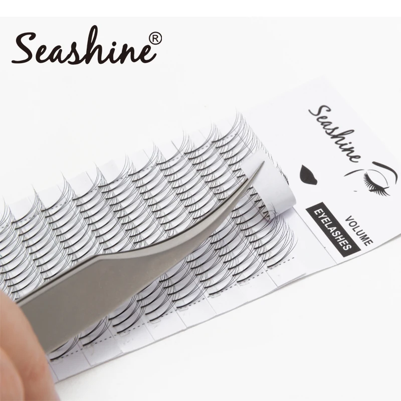 Seashine 3D W ресницы Индивидуальные 9-14 мм Наращивание объем вентиляторы Поддельные