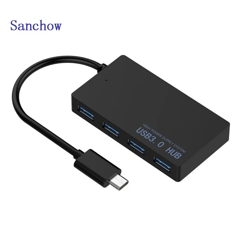 Sanchow usb wifi адаптер 3 1 Тип C USB 0 HUB несколько 4 Порты и разъёмы для Mac ОС Windows 7 linux|adapter