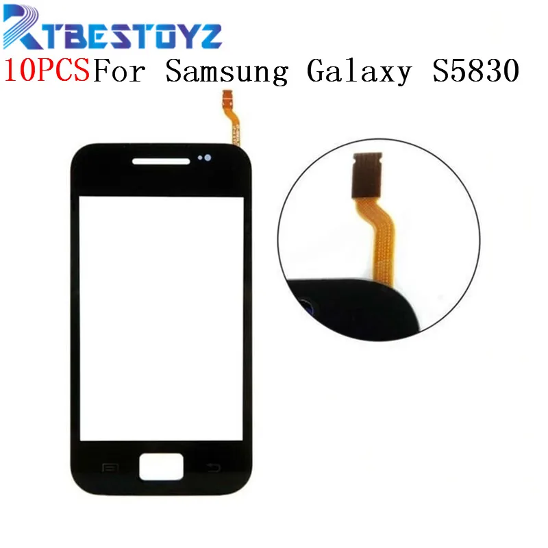 

RTBESTOYZ 10 шт./лот сенсорный экран для Samsung Galaxy Ace S5830 S5830i GT-S5830 оконное стекло дигитайзер сенсорного экрана Запчасти