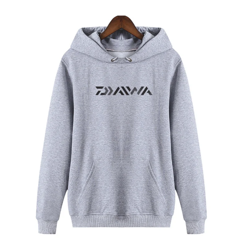 Мужская Флисовая Толстовка DAIWA теплая уличная толстовка с капюшоном одежда для