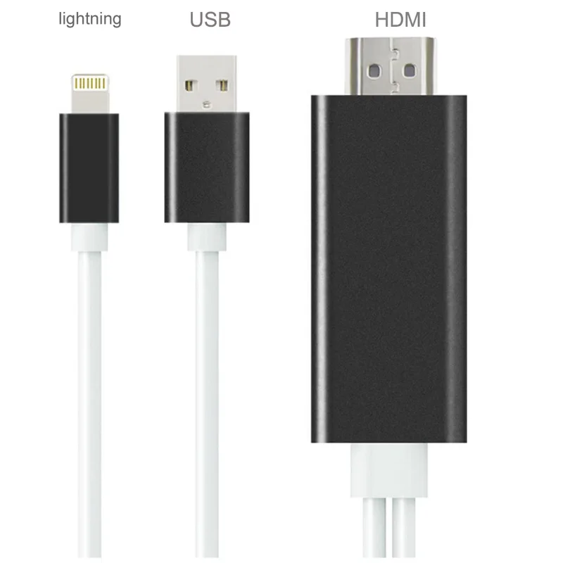 1080P Full HD Поддержка проектора с HDMI выходным интерфейсом I6 Plug And Play поддержка телефонных устройств подключение ТВ длина 2 м кабель