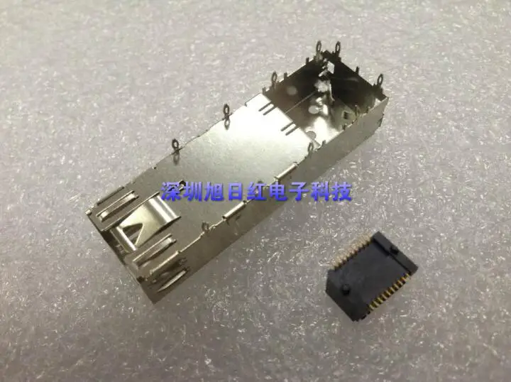 SFP клетка тип давления 1*1 20P волоконно оптический интерфейсный щит корпус разъем