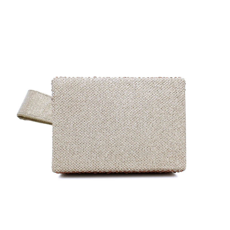 4 вида цветов Пирамида Кристалл Вечерний кошелек кристаллы клатч цепь сумка на