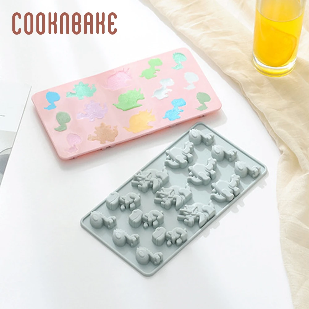 COOKNBAKE силиконовая форма для шоколада, конфет, динозавра, печенья, торта, кондитерских изделий, инструмент для выпечки, ледяной куб, желе, форма для украшения торта, форма
