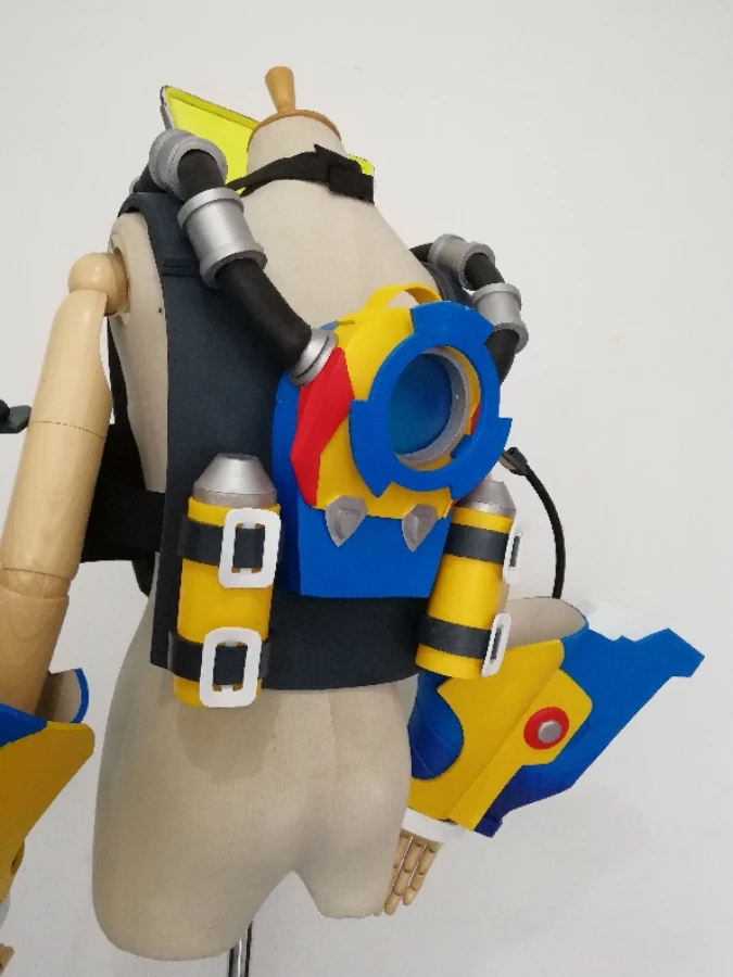 Настраиваемый Overwatch Lena Oxton трассировщик кожа Граффити Броня Косплей|Аксессуары