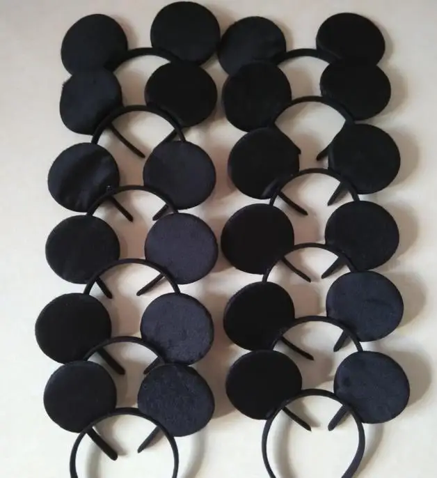 Головной убор Однотонный черный для мальчиков и девочек повязка на голову с