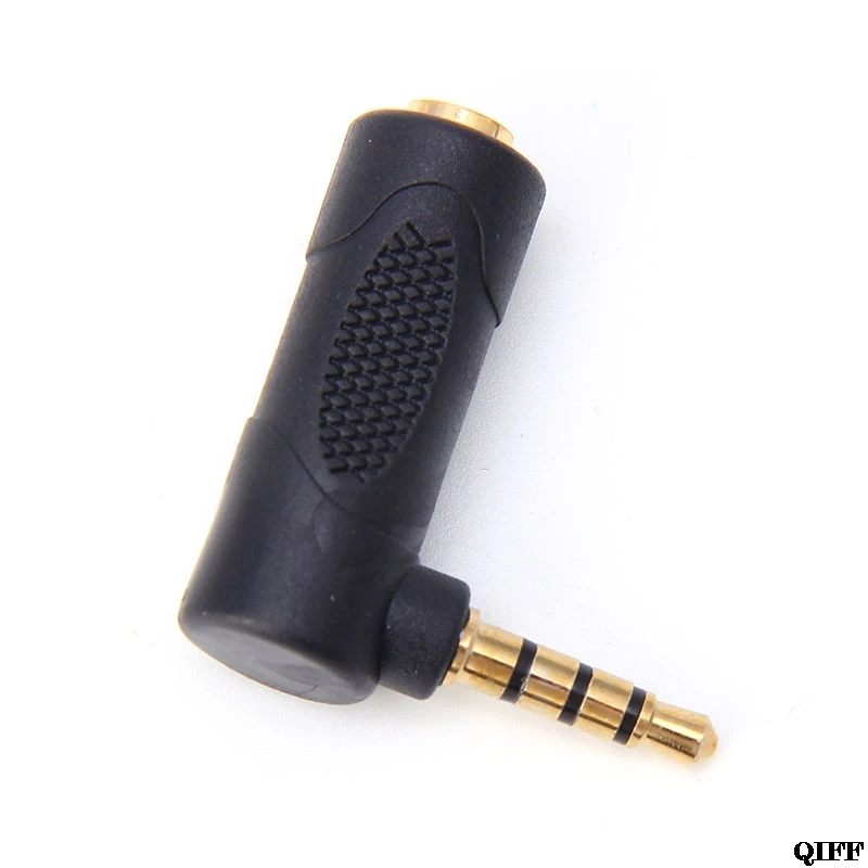 3.5mm Jack Right Angle Male To Female Audio Stereo Headphone Plug Adapter Mar28 | Строительство и ремонт