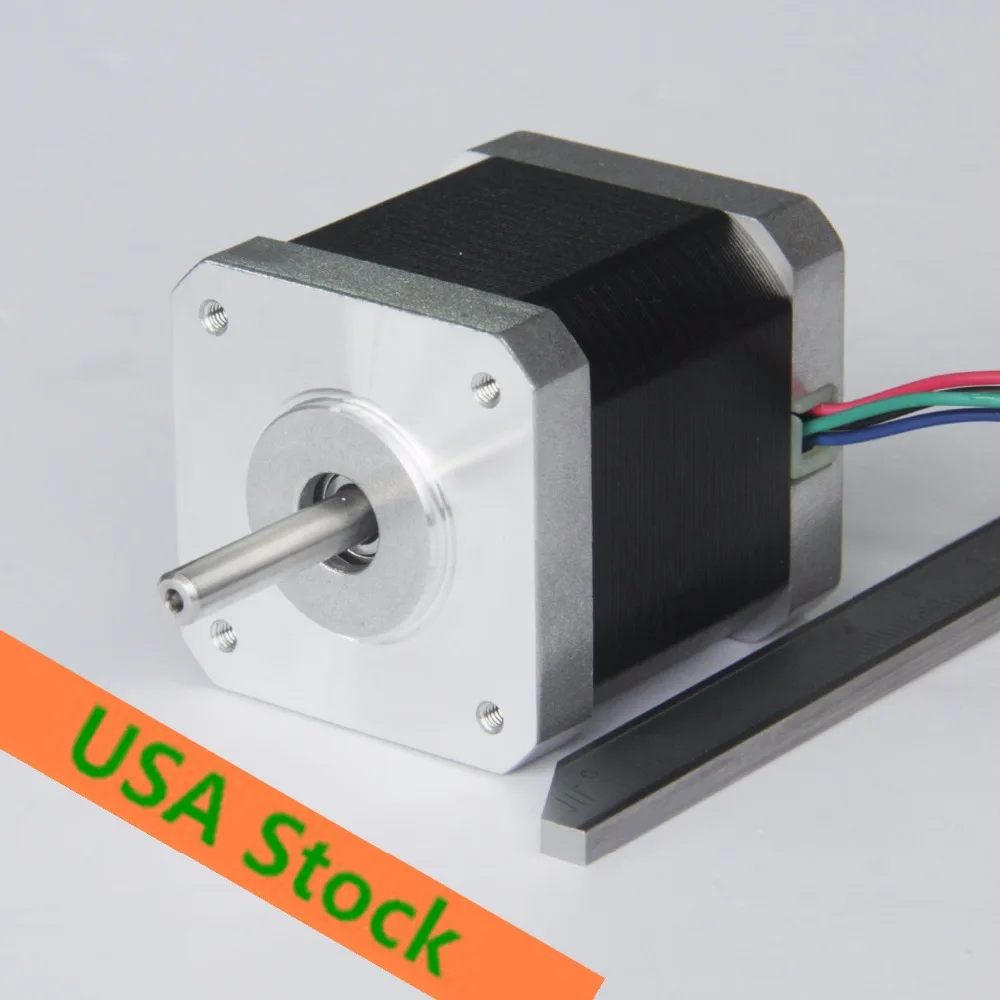 Доставка из США! Wantai 60 шт. Nema 17 шаговый двигатель 42BYGHW811 4800 г. См 48 мм 2.5A 4 свинцовый 2