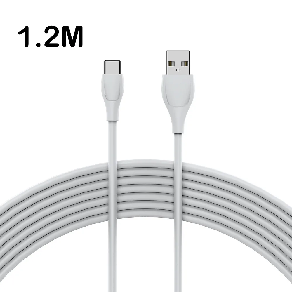 1 2 м Плющ Белый USB мужчина к C данных и зарядный кабель для Мобильный телефон HUAWEI