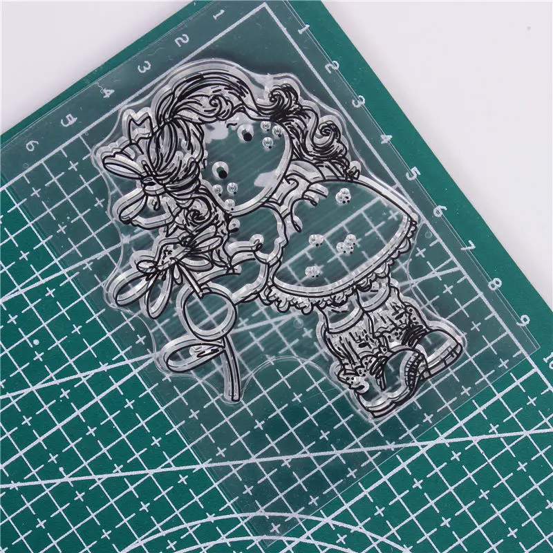 Резиновые силиконовый прозрачный штампы и резки металла для Скрапбукинг тампоны