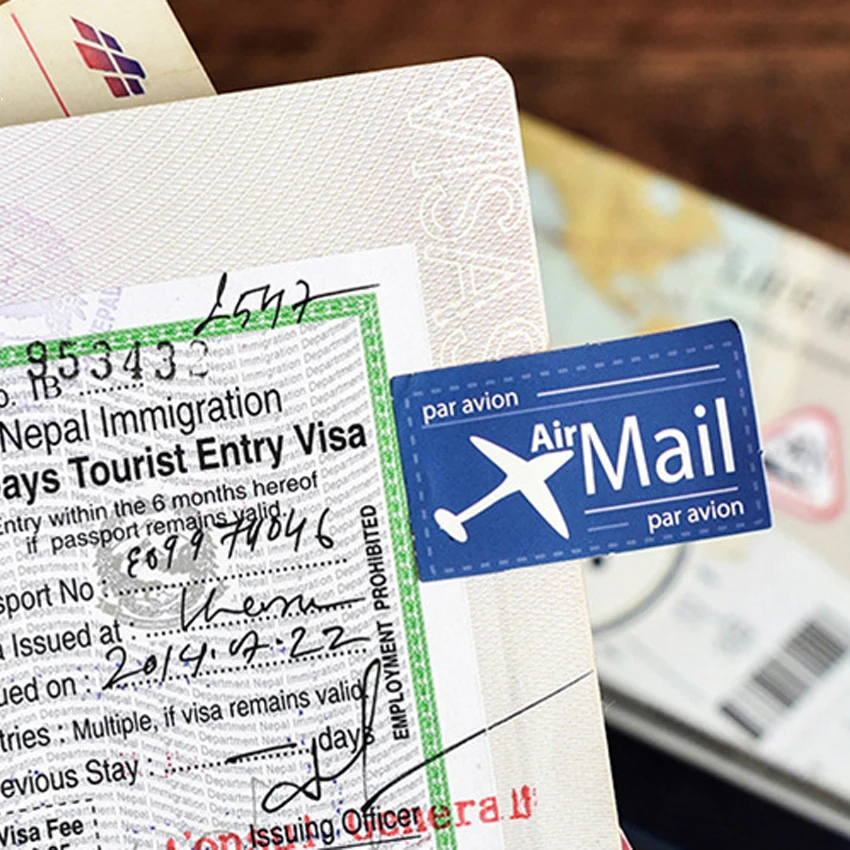 45 шт./упак. Airmail письма декоративные клейкие наклейки Скрапбукинг этикетка-наклейка Diy Дневник Канцелярские Стикеры для альбомов