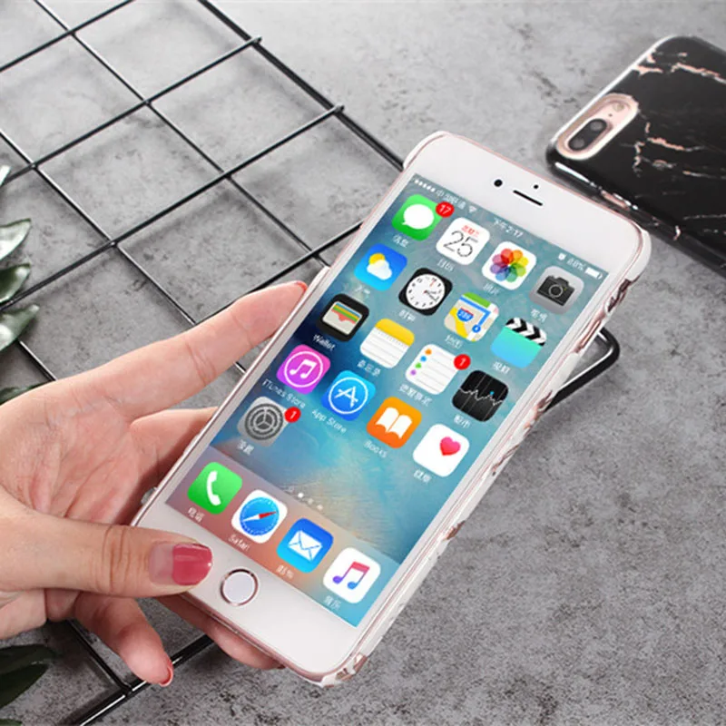 Чехол для телефона с мраморным принтом для iphone X, 8, 7, 6 S, 6 Plus, чехол, высокое качество, Твердый чехол из поликарбоната, чехол s для iphone 6