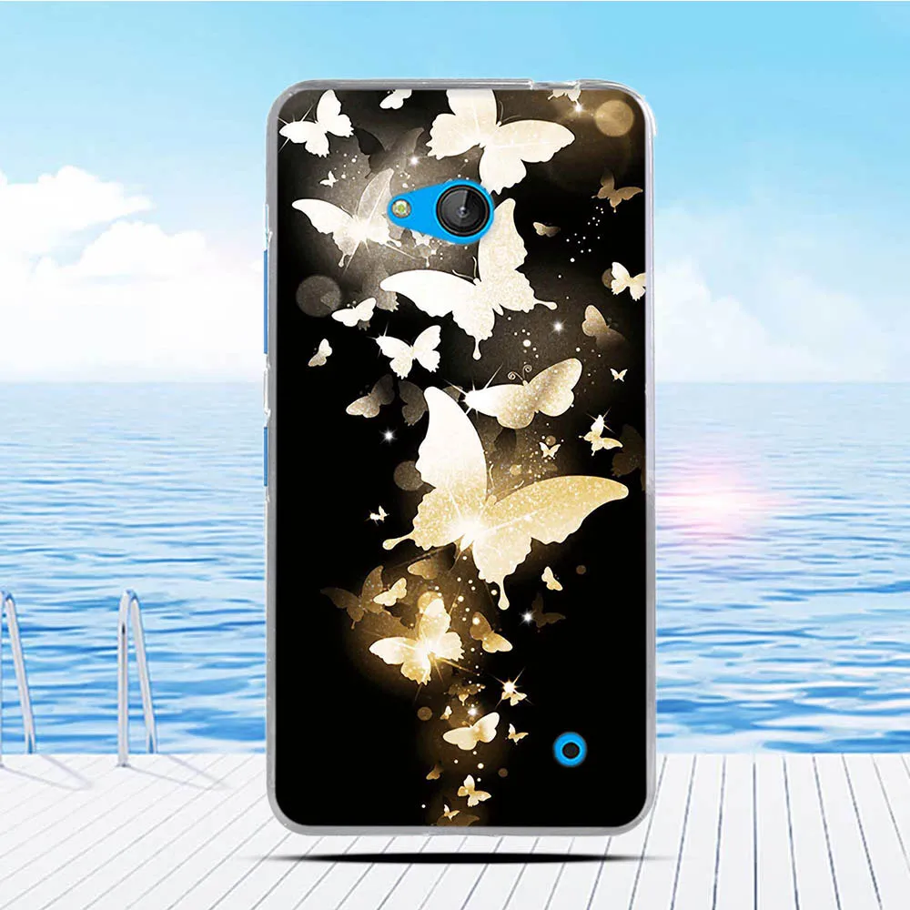 Мягкий силиконовый чехол из ТПУ для Nokia Microsoft Lumia 640 с 3D рельефным рисунком|Бамперы|