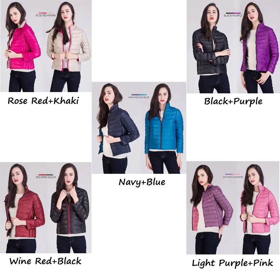 NewBang Ultra Light Down Jacket Women Double Side Windbreaker Reversible Women's Down Coat White Duck Down Female Large Size 3XL