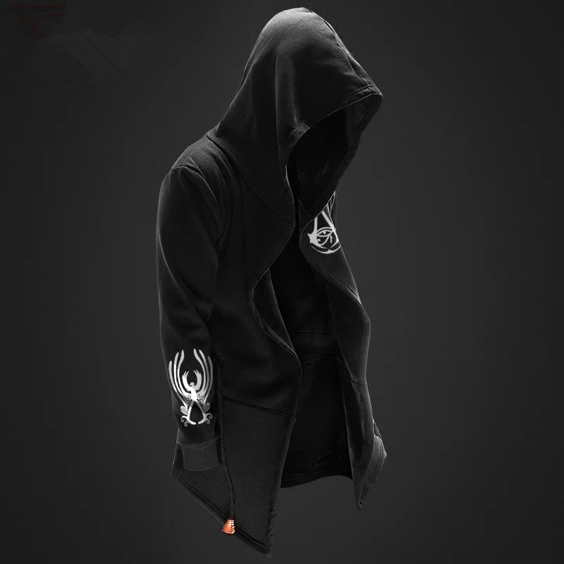 ZOGAA, новинка, 5 цветов, Assassin Master, худи, мужская куртка с капюшоном, мужская куртка с капюшоном, большой размер, S-4XL, худи для мужчин