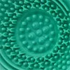 Green Силиконовая щетка для макияжа, чистящий коврик с присоской, держатель для лица, кисть для основы, очиститель, моющий маленький скребок, косметический инструмент - Handle Color: Green
