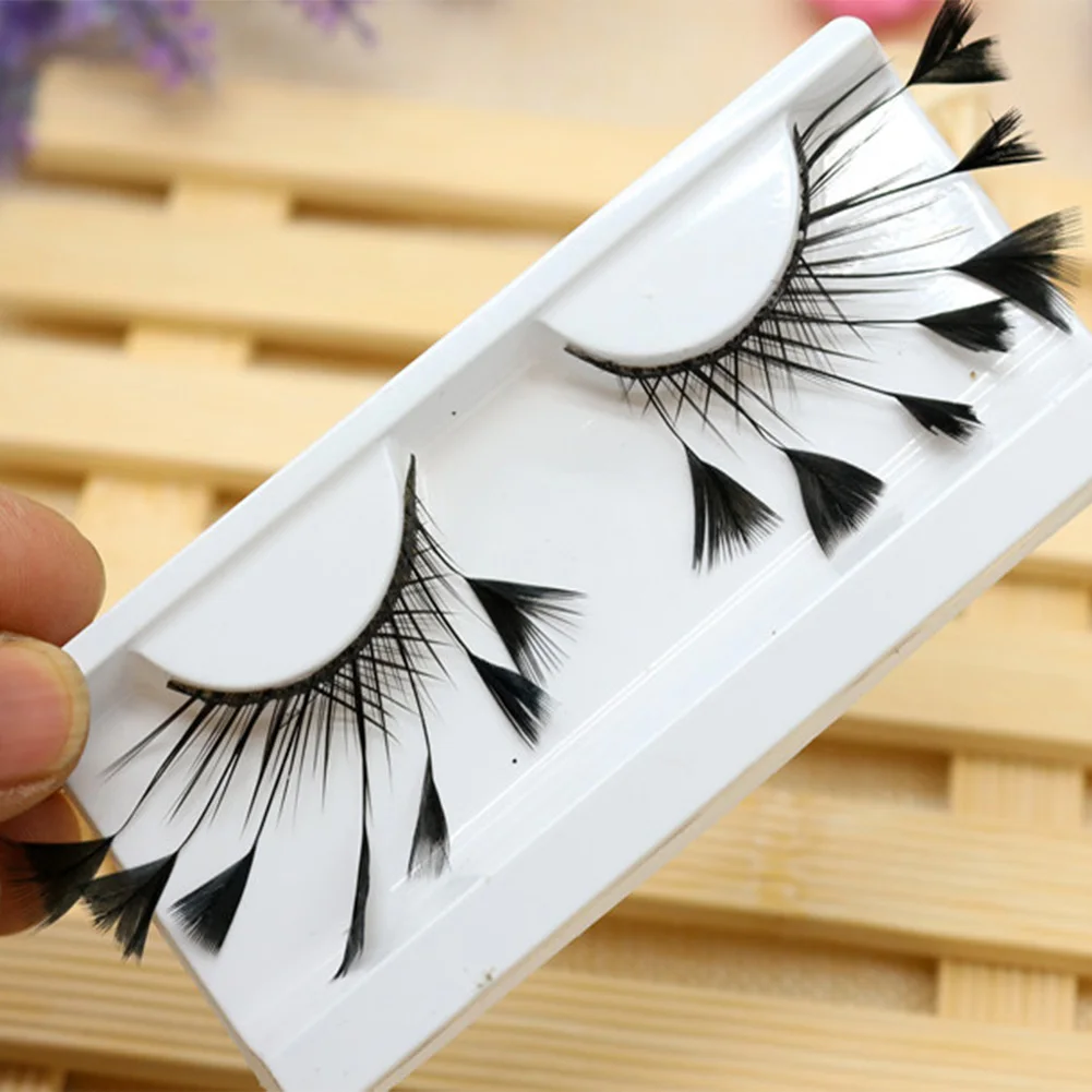 1 пара мягкий инструмент длинный макияж маскарад многоразовые Преувеличенные