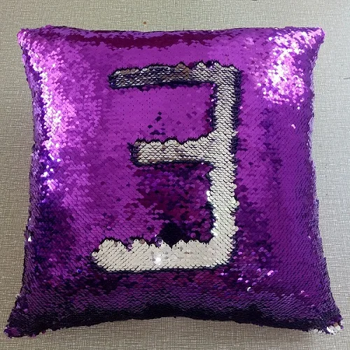 Sequin Mermaid Throw Подушка DIY двухцветная блестящая Волшебная подушка для дивана домашняя Новогодняя декоративная Cojines наволочка - Цвет: 22