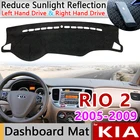 Для KIA RIO 2 2005 2006 2007 2008 2009 Новый Гордость Rio5 Противоскользящий коврик, коврик на приборную панель Зонт приборной аксессуары с покрытием RIO2