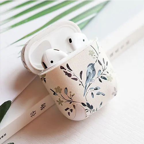 Only Case Роскошный чехол с рисунком для Apple Airpods, bluetooth-наушники, стильные аксессуары, защитный чехол, чехол для зарядки, сумка, лучший подарок - Цвет: Only Case