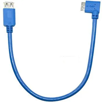 30 см USB 3 0 A гнездо штекер Micro B 90 градусов кабель с левым углом|left angle|jack to micro usbfemale usb