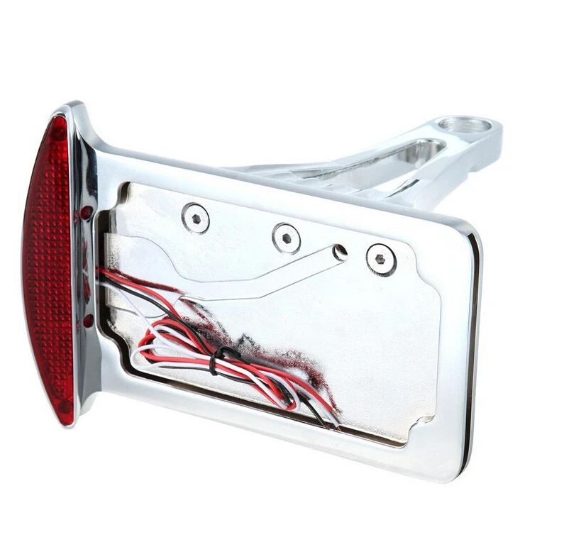 Хромированный задний стоп-сигнал для номерного знака Harley-Davidson чоппера