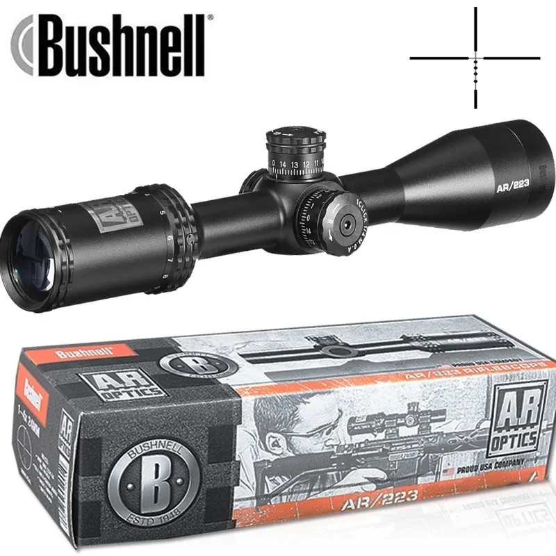 BUSHNELL 3-12X40 AR оптика Drop Zone-223 сетка тактический Riflescope с целевыми башенками охотничьи прицелы для снайперской винтовки